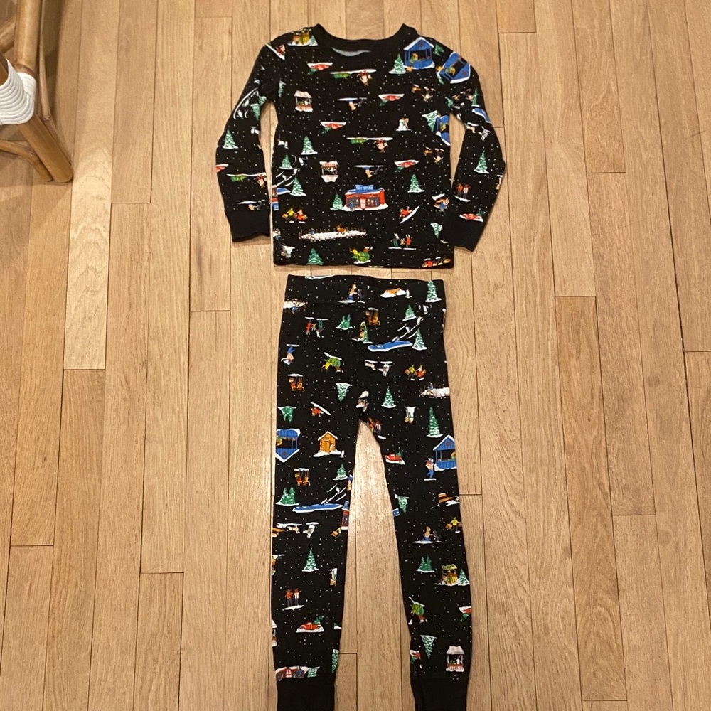 Cozy Festive Winter Kids  Pajama Set